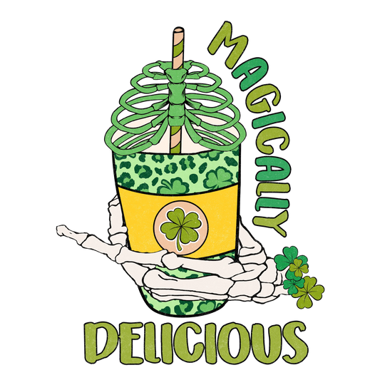 Magically Delicious Saint Patrick's Day Design - DTF Ready To Press