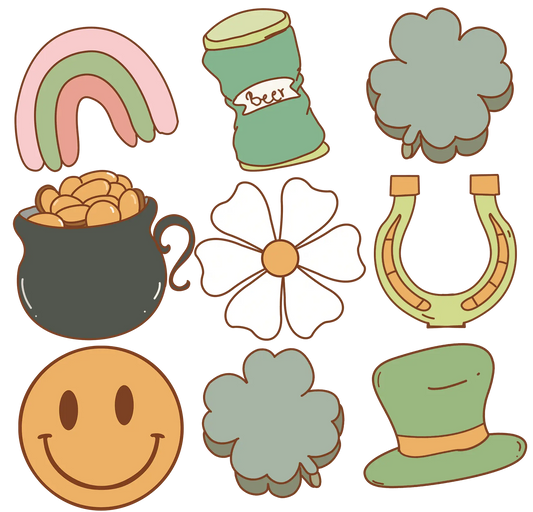 Lucky Charm Design - DTF Ready To Press