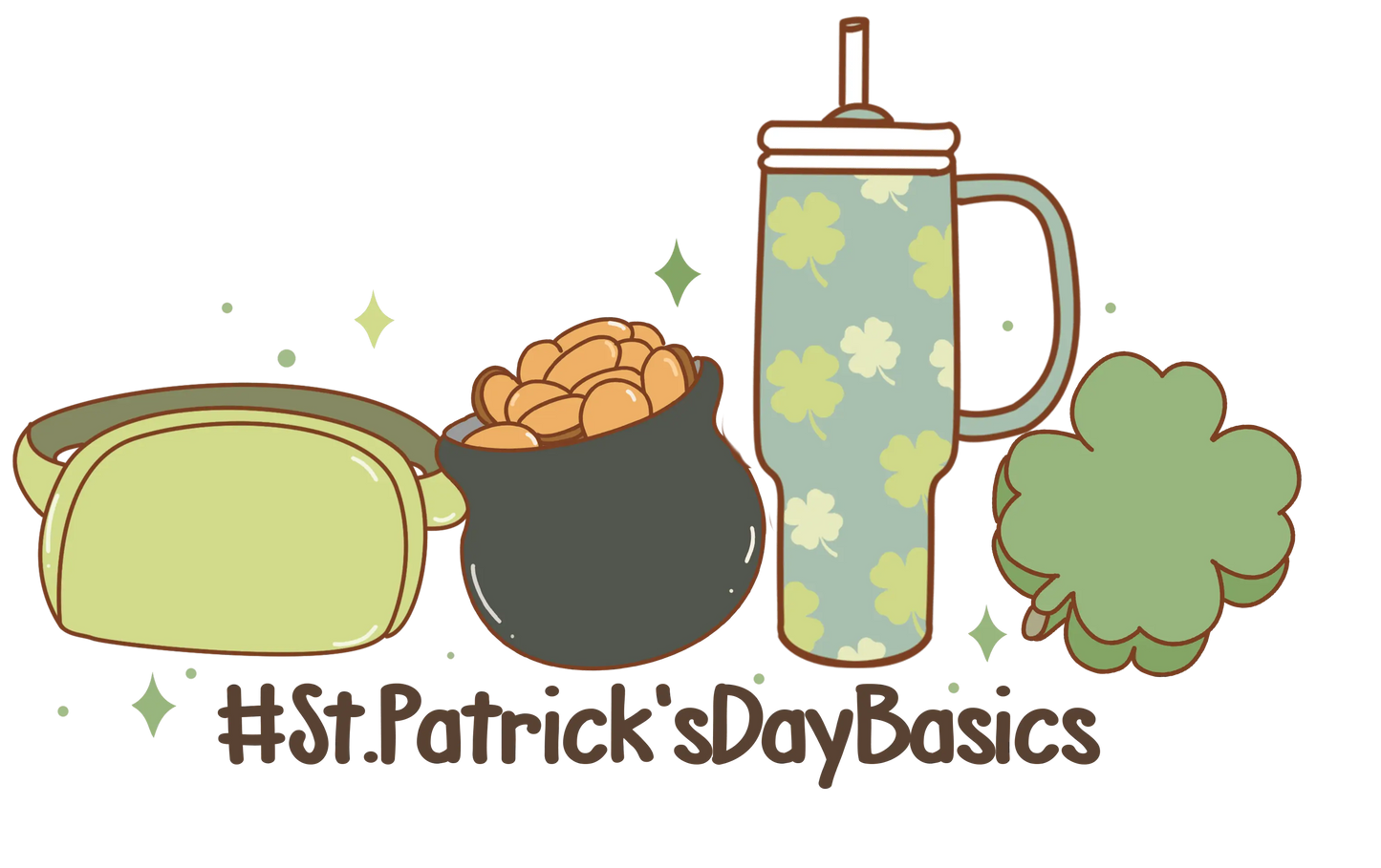 Patrick's Day Leprechauns Design - DTF Ready To Press