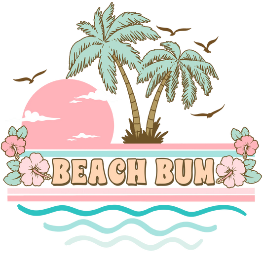 Beach Vacation Design - DTF Ready To Press