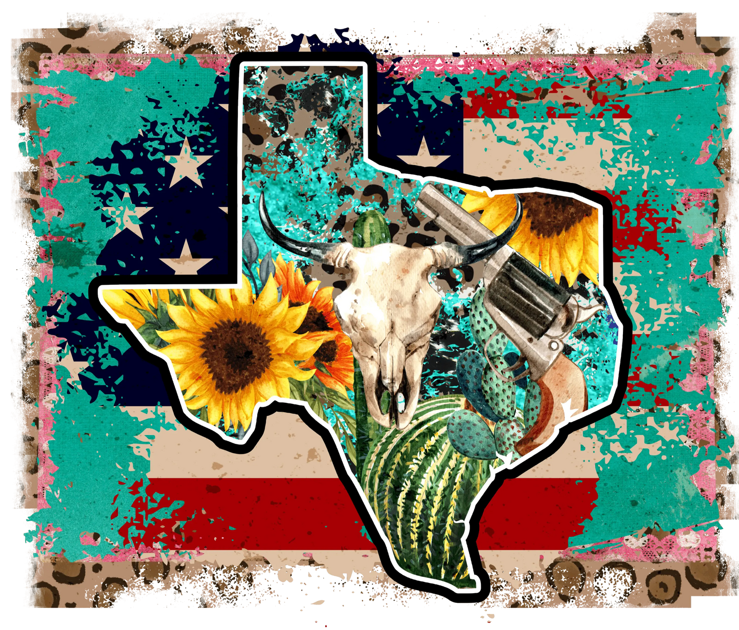 Texas Country Design - DTF Ready To Press