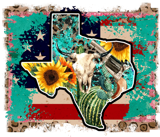Texas Country Design - DTF Ready To Press