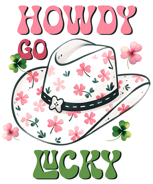 Saint Patrick's Day Cute Western Design - DTF Ready To Press