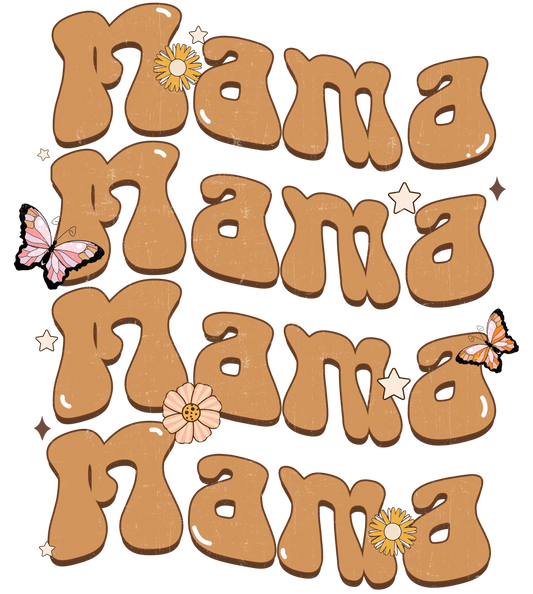 Cute Mother's Day Mama Design - DTF Ready To Press