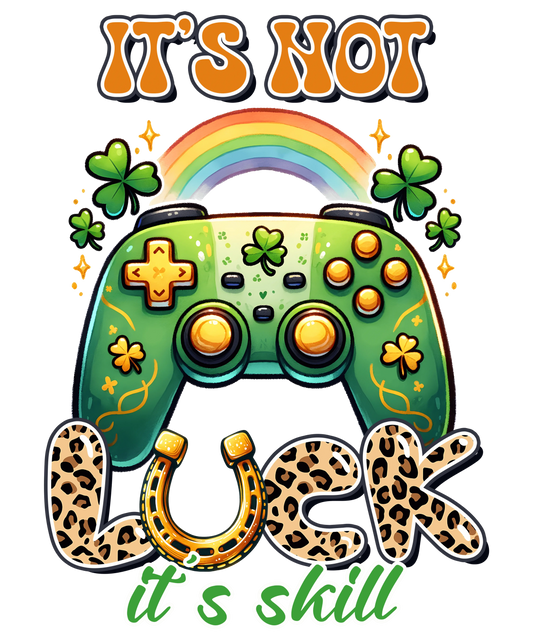 Patricks Day Cool Gamer Design - DTF Ready To Press