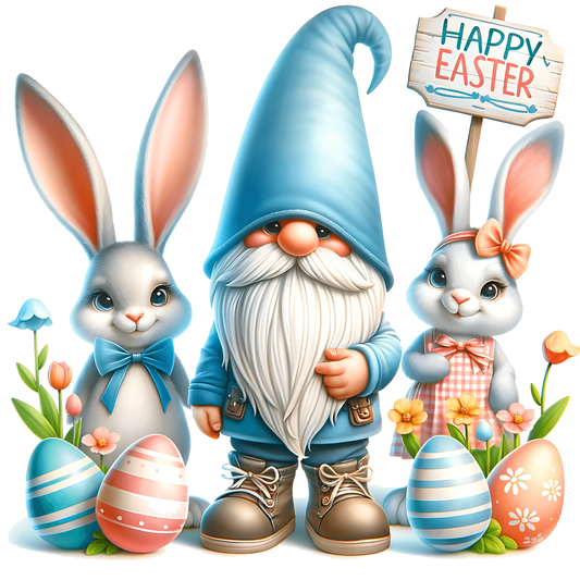 Cute Family Easter Design - DTF Ready To Press