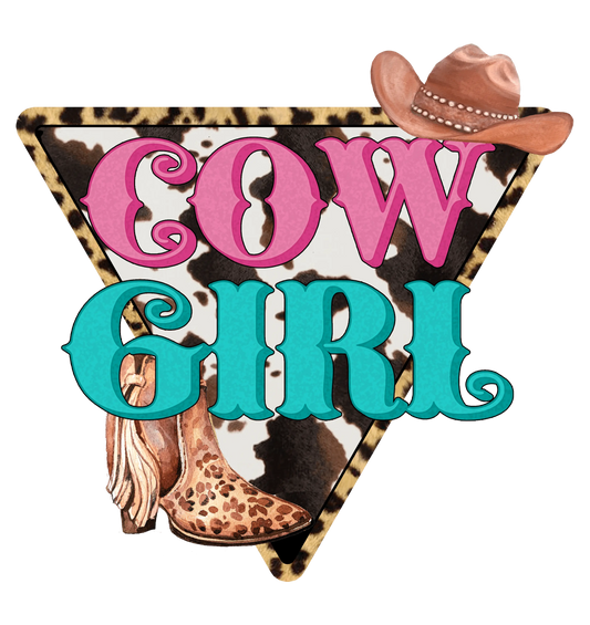 Cowgirl Leopard Design - DTF Ready To Press