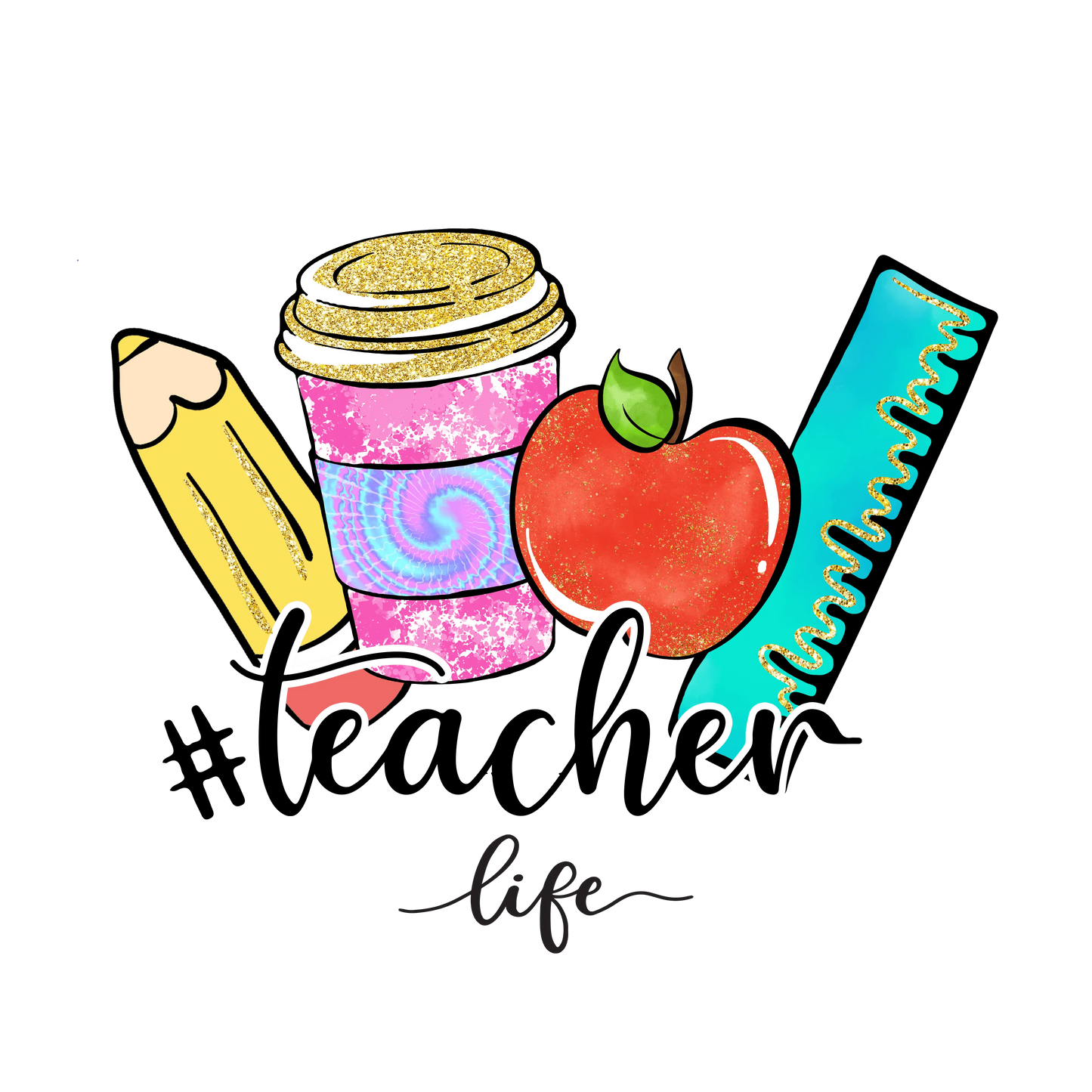 Teacher Vibes Design - DTF Ready To Press