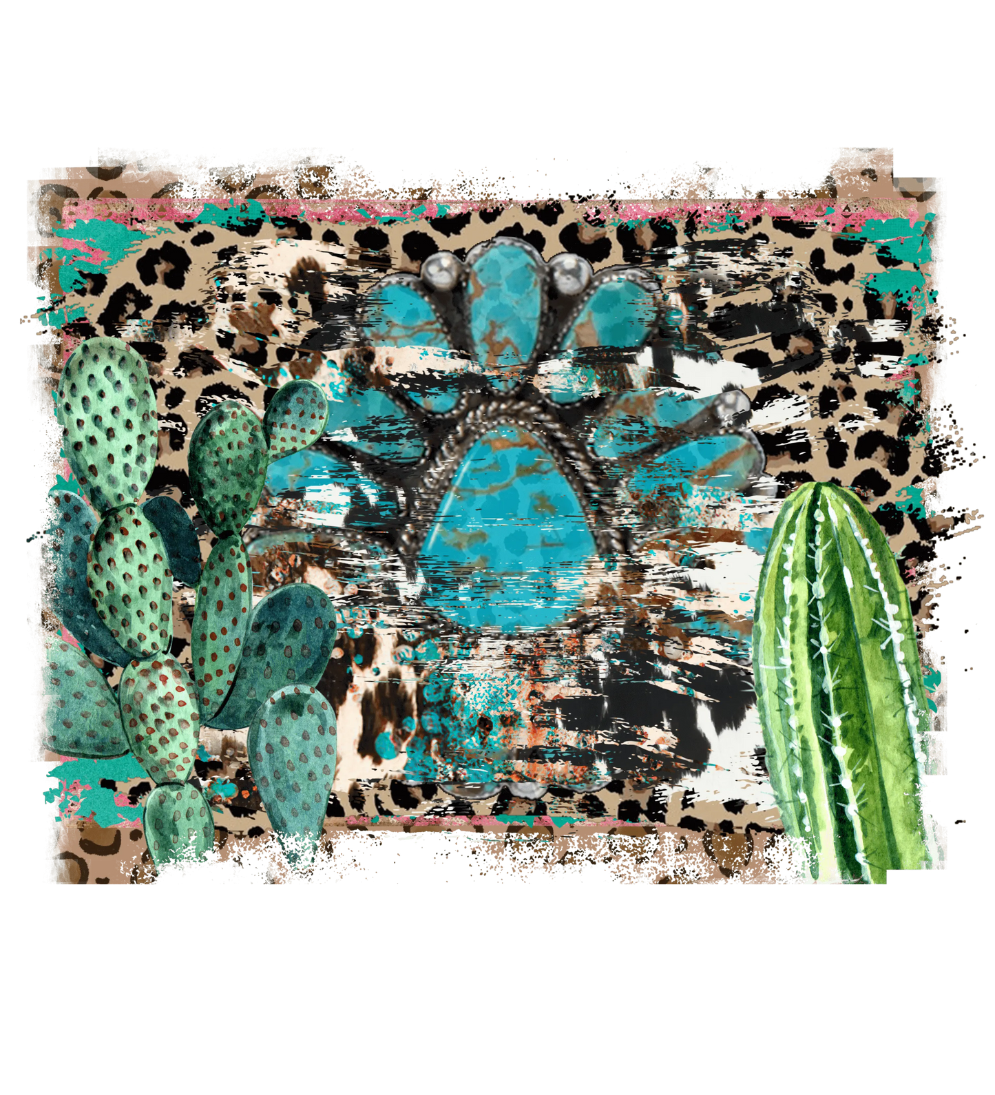 Wild Life Leopard Design - DTF Ready To Press