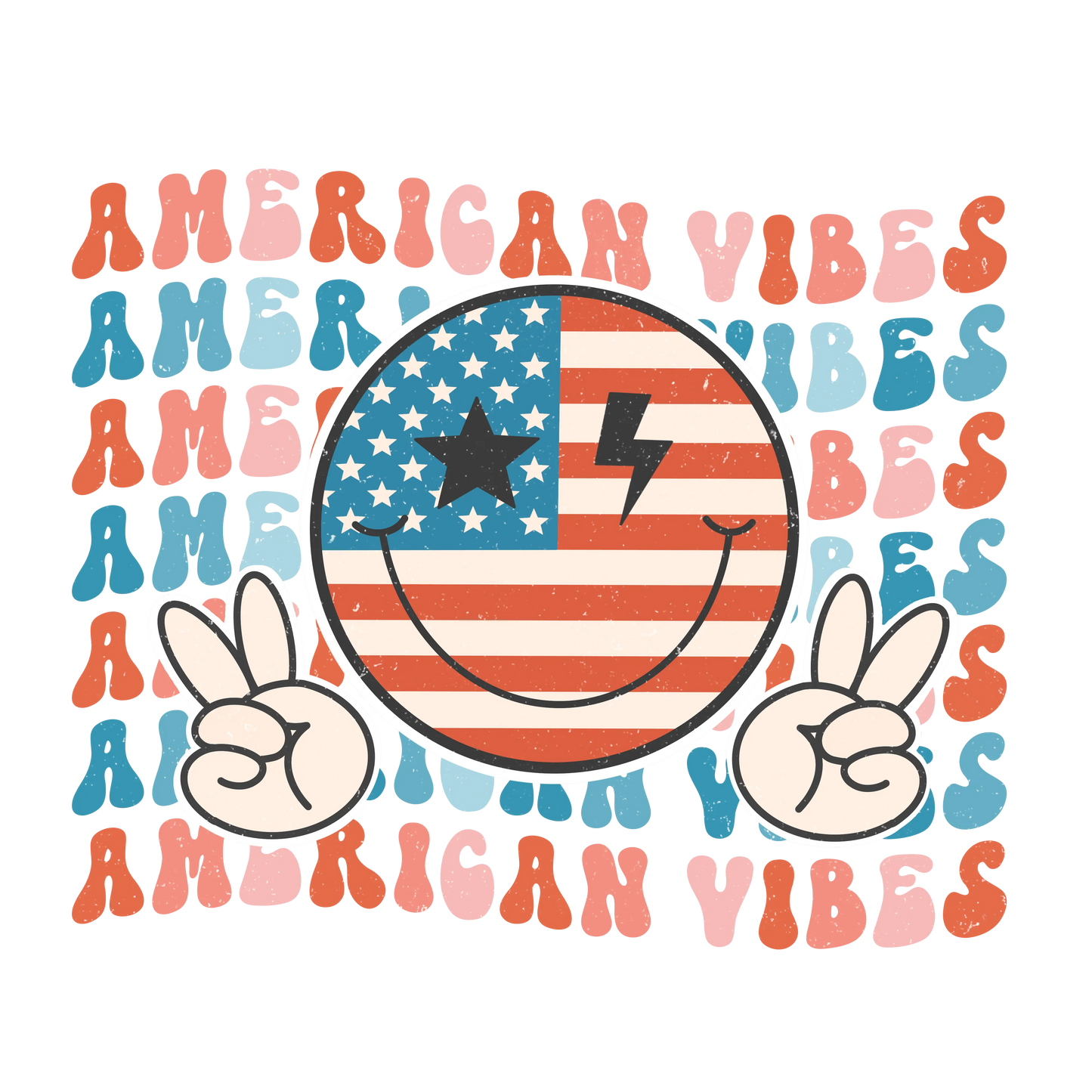 American Vibes Design - DTF Ready To Press