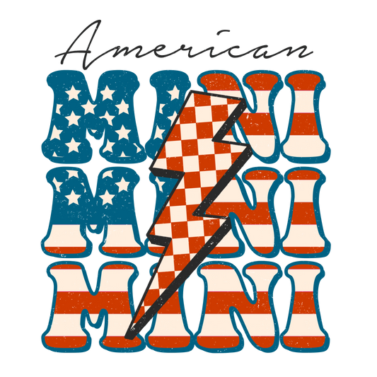 4th Of July American Mini Design - DTF Ready To Press