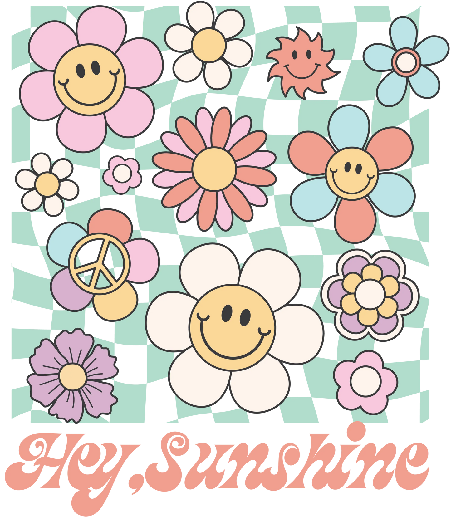Hey Sunshine Design - DTF Ready To Press