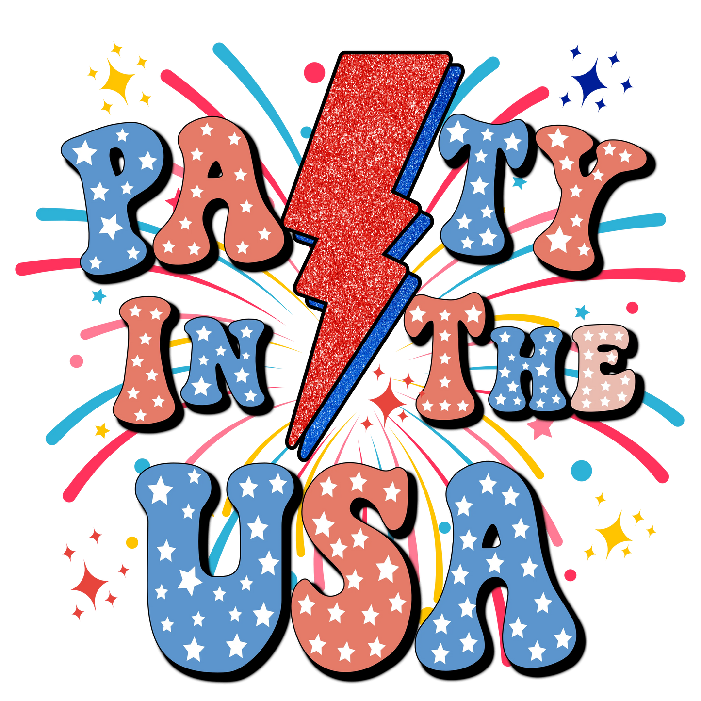 Part In The USA Design - DTF Ready To Press