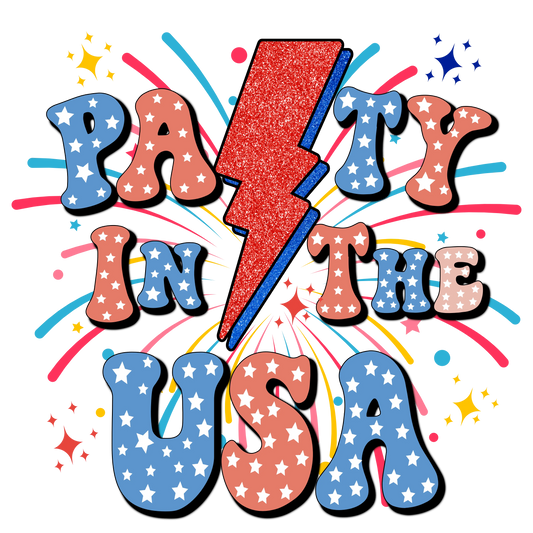Part In The USA Design - DTF Ready To Press