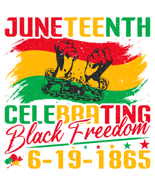 Juneteenth Celabrating Design - DTF Ready To Press