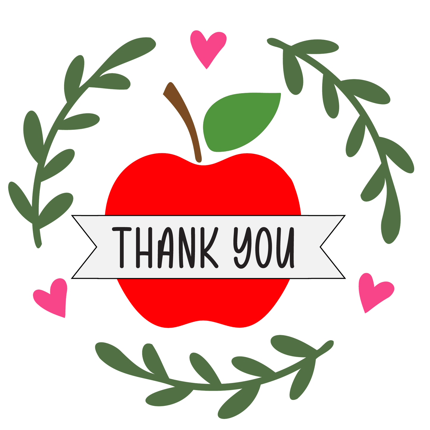 Teachers Day Thank You Design - DTF Ready To Press