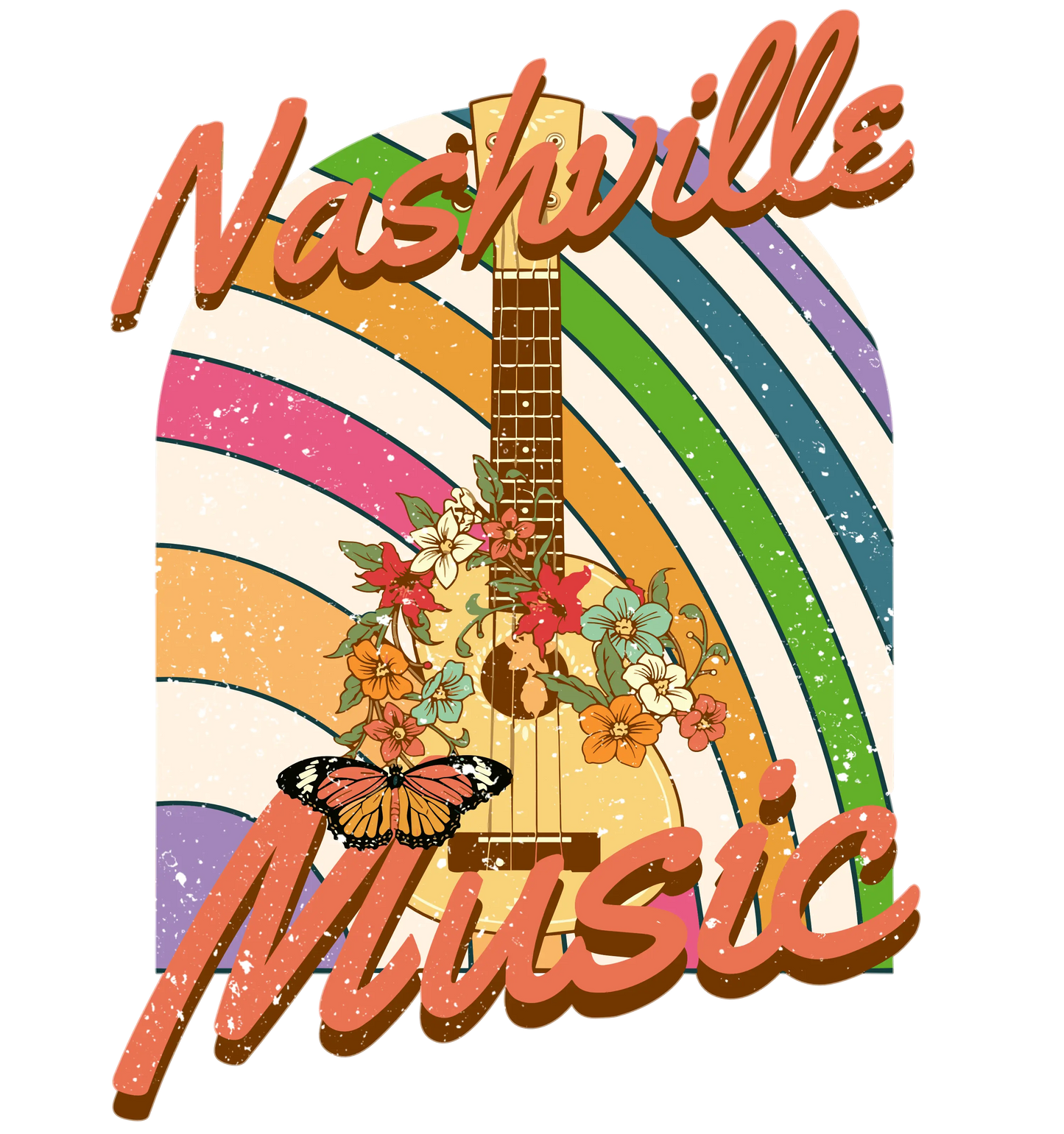 Nashville Music Design - DTF Ready To Press