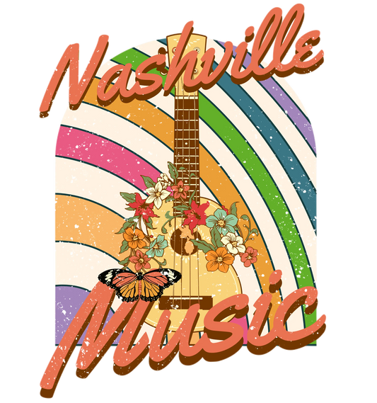 Nashville Music Design - DTF Ready To Press