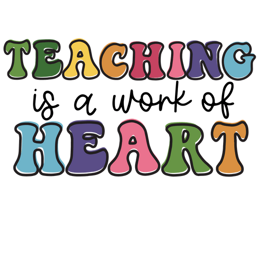 Teachers Day Colorful Design - DTF Ready To Press