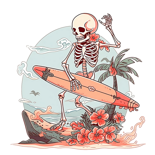 Funny Beach Design - DTF Ready To Press