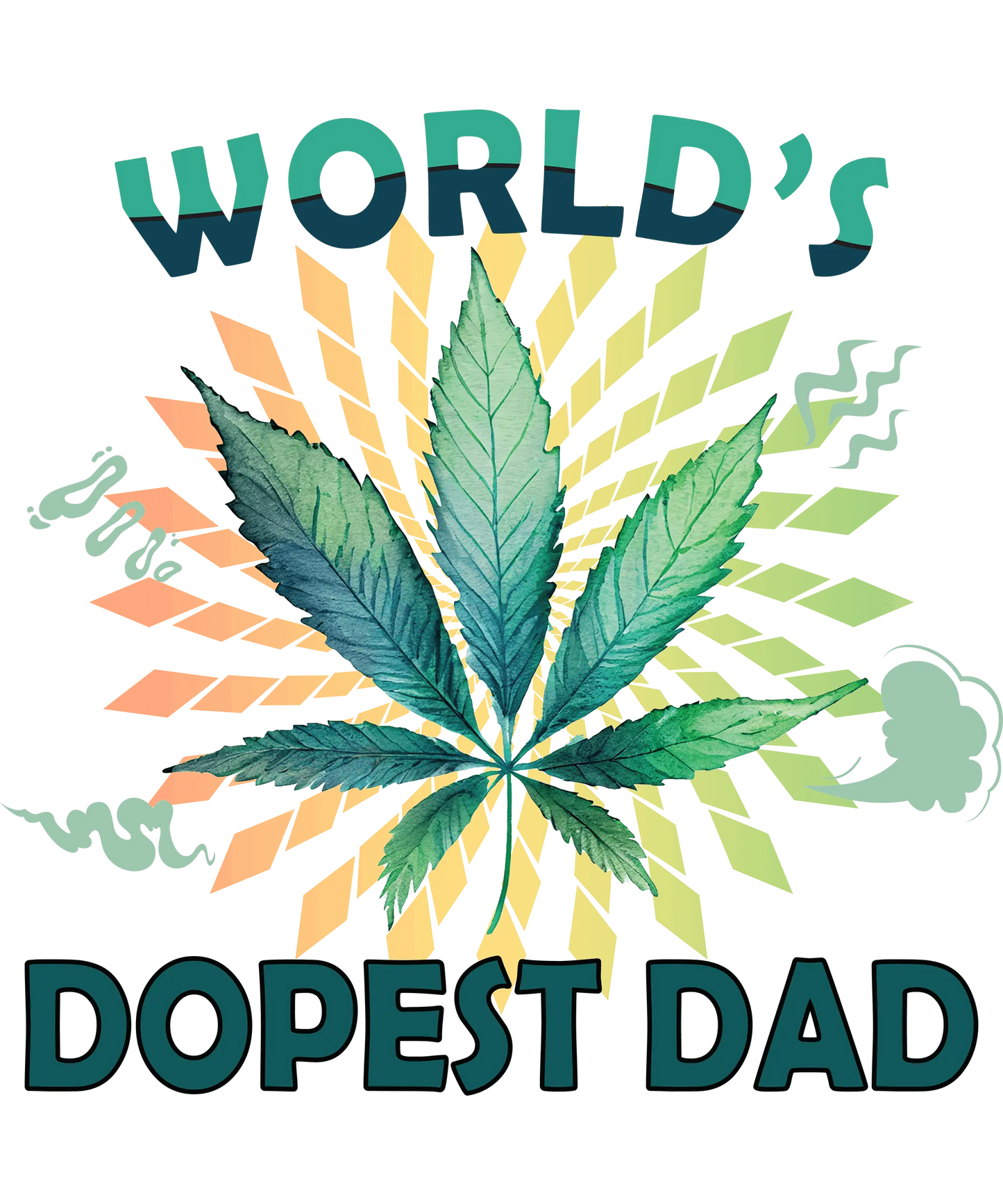 World's Dopest Dad Design - DTF Ready To Press