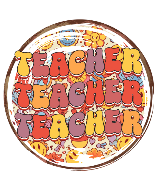 Happy Teacher's Day Design - DTF Ready To Press