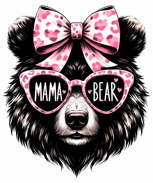 Mama Bear Design - DTF Ready To Press