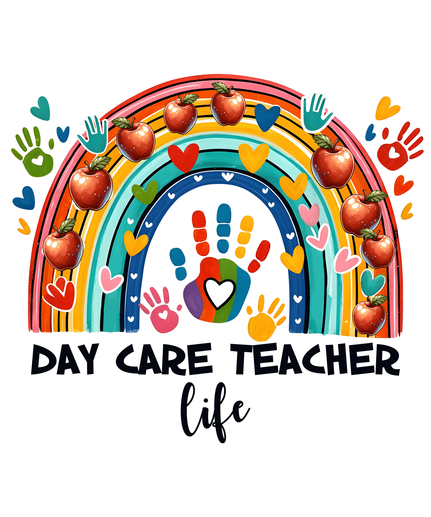 Day Care Teacher Life Design - DTF Ready To Press