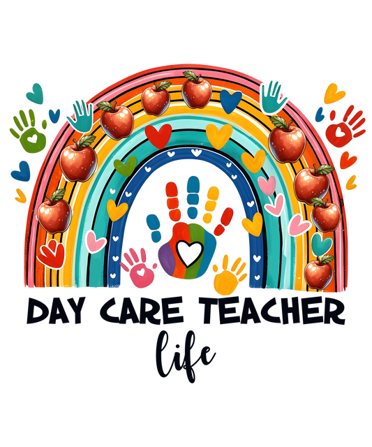 Day Care Teacher Life Design - DTF Ready To Press