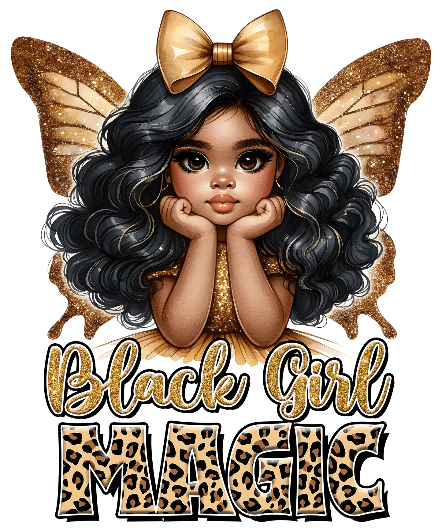 Black Girl Magic Juneteenth Design - DTF Ready To Press