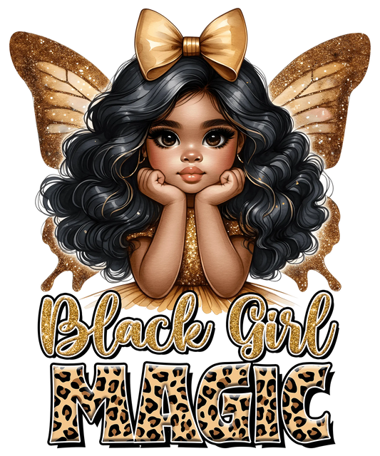 Black Girl Magic Juneteenth Design - DTF Ready To Press