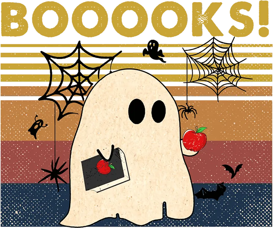 Halloween Book Design - DTF Ready To Press