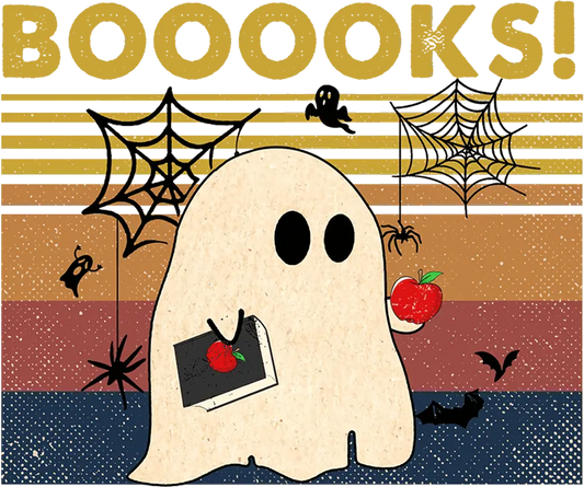 Halloween Book Design - DTF Ready To Press