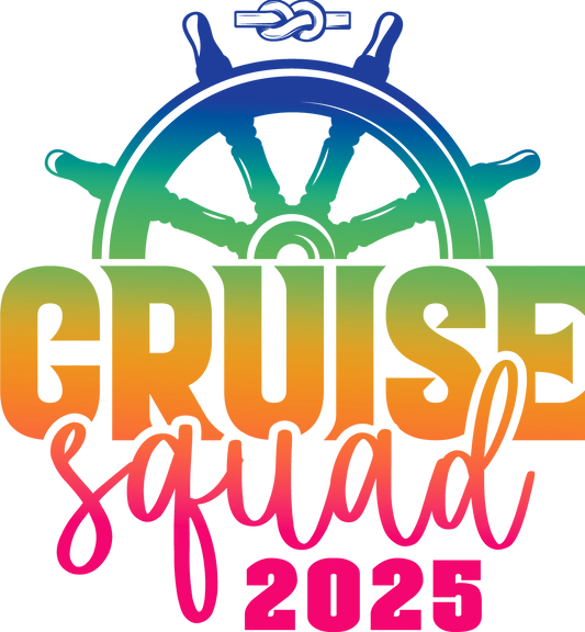 2025 Summer Cruise Squad Design - DTF Ready To Press