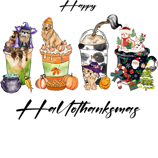 Happy Thanksgiving Design - DTF Ready To Press