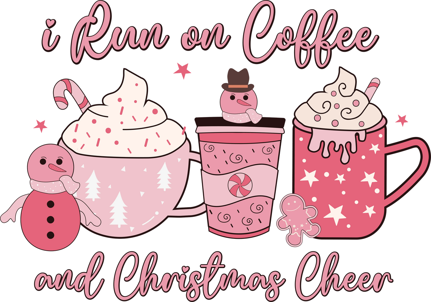 Christmas Cheer Design - DTF Ready To Press