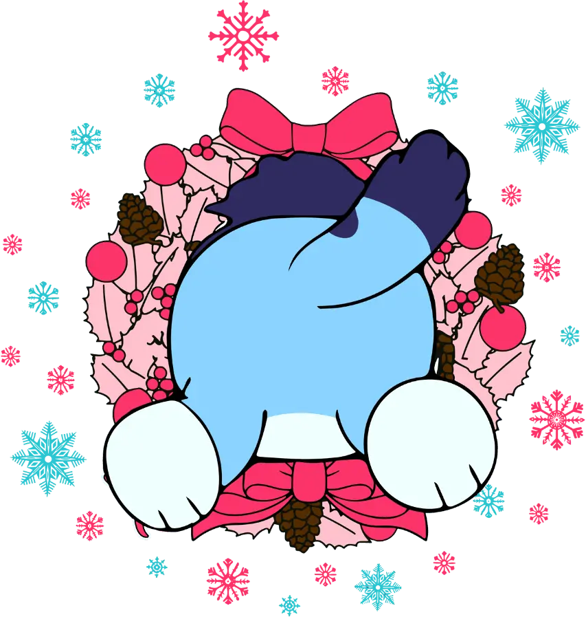 Bluey Christmas Design - DTF Ready To Press