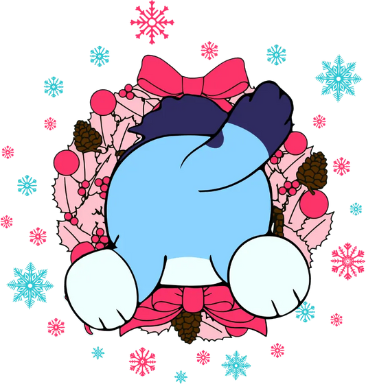 Bluey Christmas Design - DTF Ready To Press