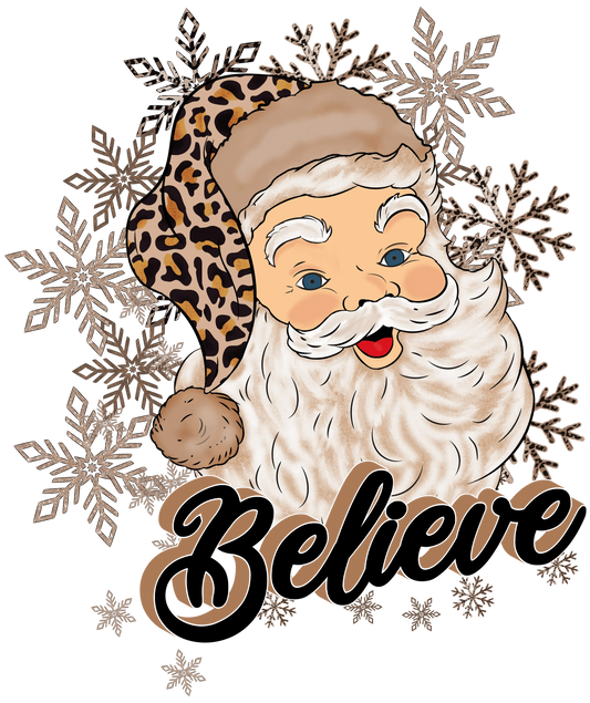 Christmas Believe Design - DTF Ready To Press