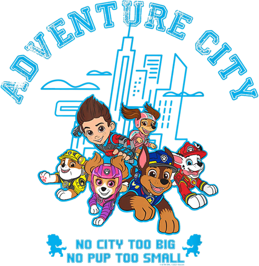 Adventure City Paw Patrol Design - DTF Ready To Press