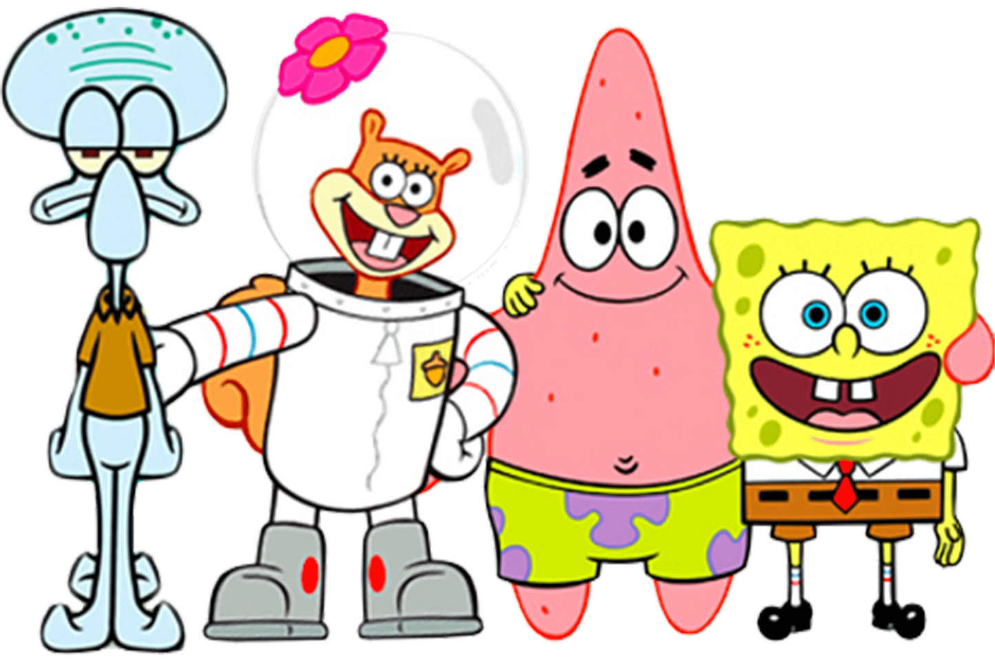 Sponge Bob Friends Cartoon Design - DTF Ready To Press