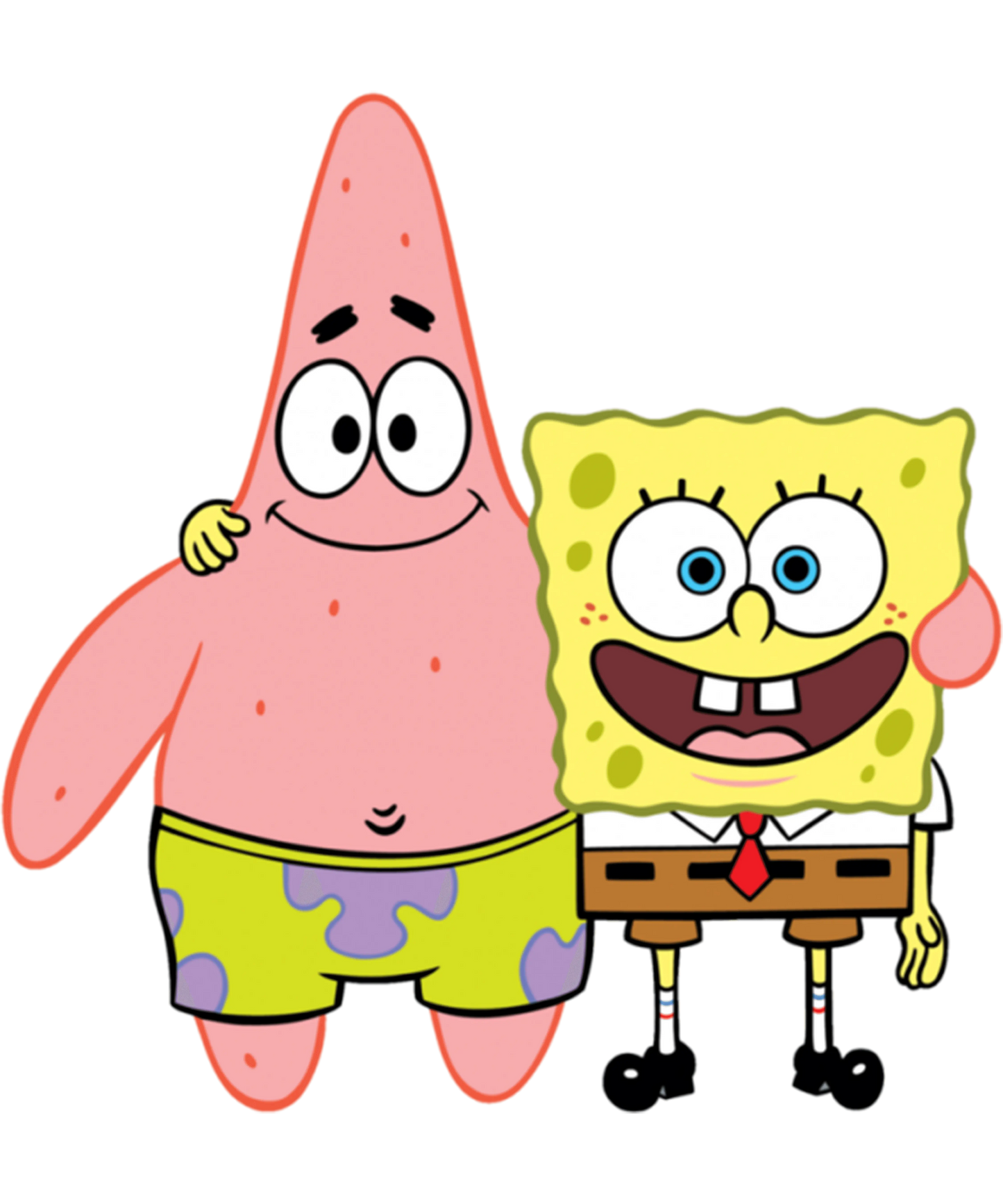 Best Friend Sponge Bob And Patrick Cartoon Design - DTF Ready To Press