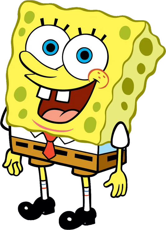Sponge Bob Cartoon Design - DTF Ready To Press