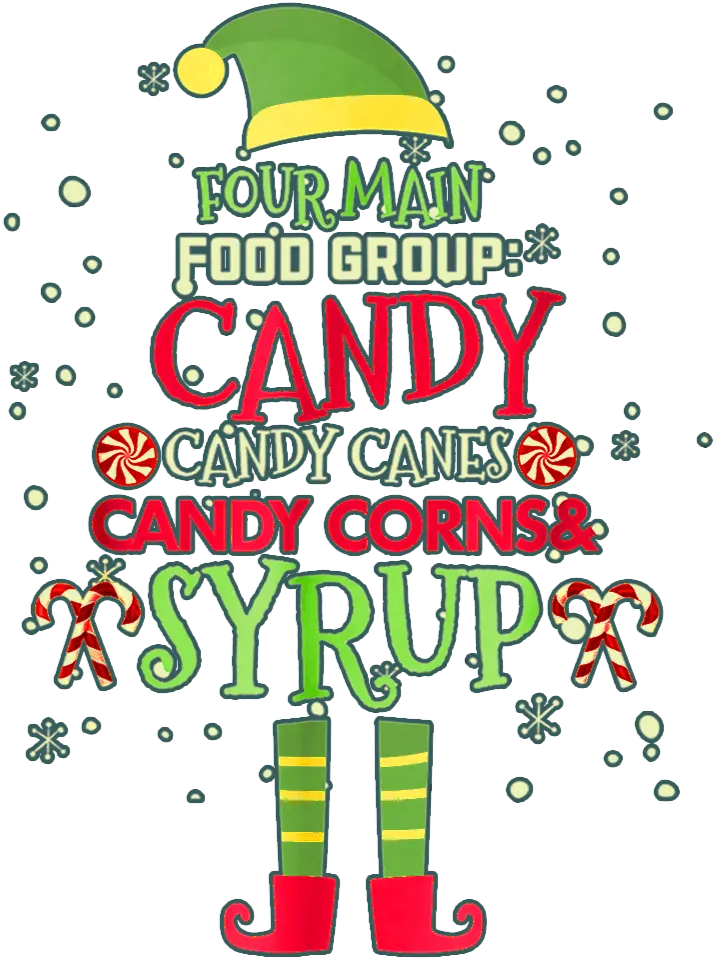 Christmas Candy Design - DTF Ready To Press