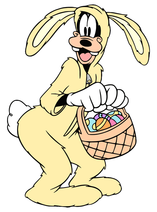 Goofy Easter Hunting Design - DTF Ready To Press