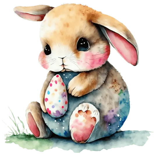 Easter Cute Bunny He Is Risen Design - DTF Ready To Press