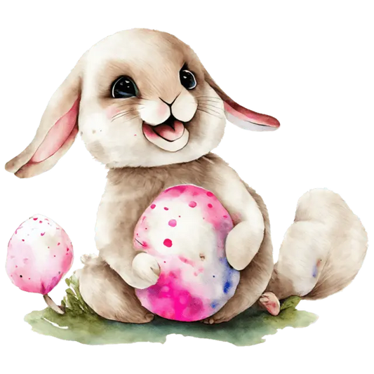 Easter Funny Bunny Design - DTF Ready To Press