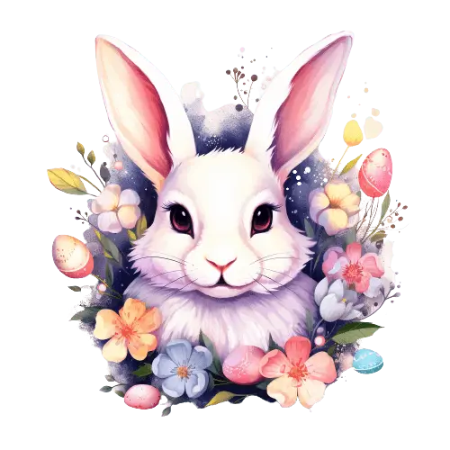 Bunny Lover Easter Design - DTF Ready To Press