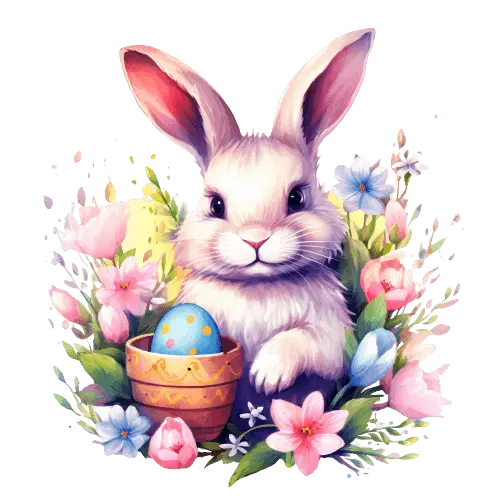 Egg Hunting Easter Design - DTF Ready To Press