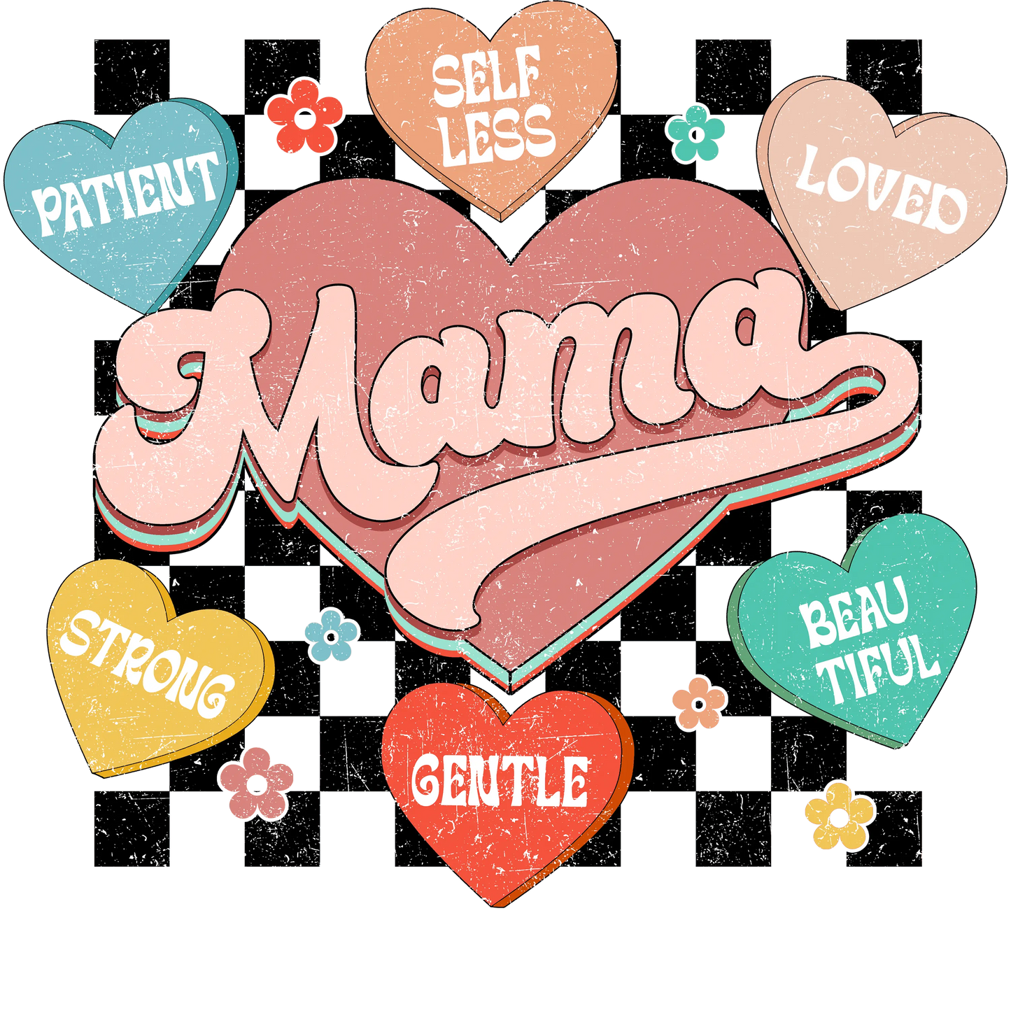 Beautiful Mama Design - DTF Ready To Press